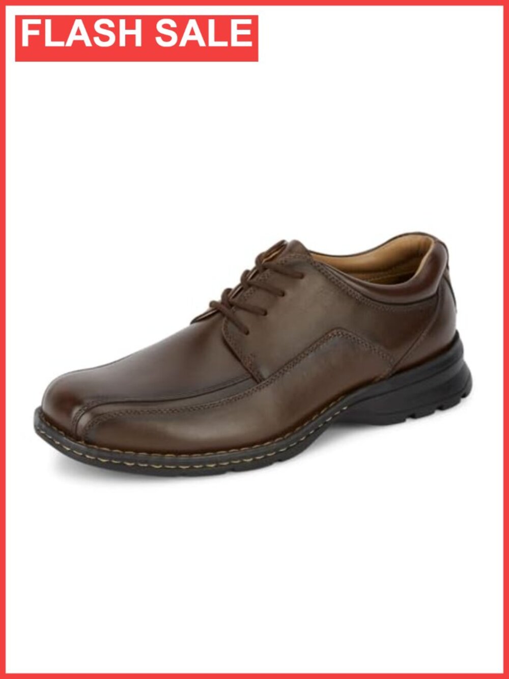 Men's Full-Grain Leather Oxford Dress Shoes Cushioned Lace-Up